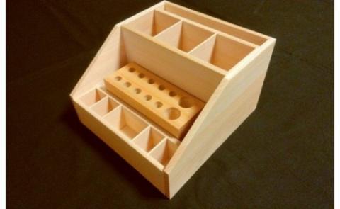 小物収納BOX ”お役に立ちます”≪木製 桧 ヒノキ ひのき インテリア アクセサリー 収納 整理 小物≫