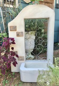 ＜Moon Rabbit＞アイアンウィンドウのプランター塀 ｜ ガーデン雑貨 庭 ガーデニング インテリア 花台 新生活 模様替え プランター おしゃれ ナチュラル カントリー調 雑貨 オブジェ