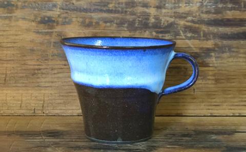 龍善ブルー マグカップ（ツートンカラー）