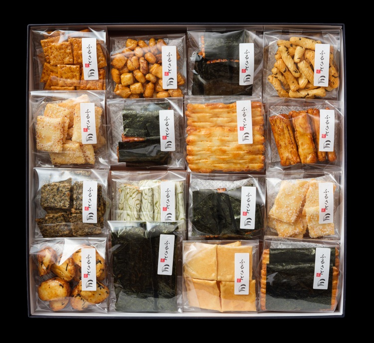 〈保津川あられ本舗〉小袋 16種類 詰合せ「ふる里」京都・丹波 工場直送《おかき 食べ比べ セット 人気 おすすめ ギフト》