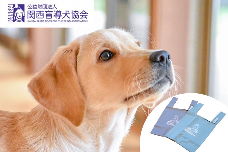 【返礼品相当額で盲導犬の育成を支援】支援額3,000円(記念品あり)エコバッグなど盲導犬協会オリジナルグッズ進呈[行きたい場所に安心していける社会に…]