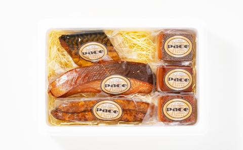 京都府城陽市人気 燻製 詰め合わせ セット スモークチーズ 塩鮭 塩さばギフト 豚肉 おつまみ 晩酌【配送不可地域：離島】