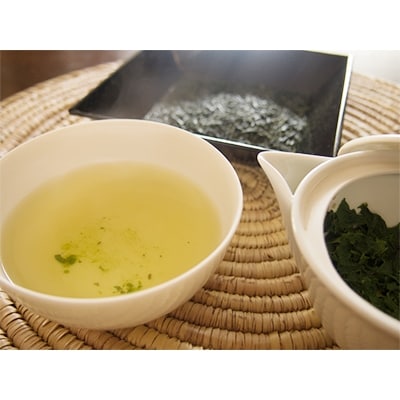 京抹茶 孫右ヱ門:煎茶+三種のお茶飲みくらべセット(玉露・碾茶・フレーバーティー)