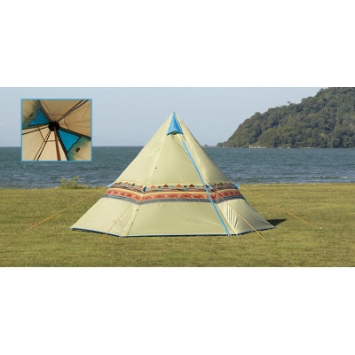 LOGOS ナバホ Tepee 300　ロゴスの定番ナバホ柄ティピーテント 71806501