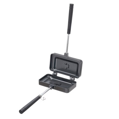 LOGOS ホットサンドパン(ハーフ)アウトドアやキャンプ、家のキッチンでも大活躍 81062248