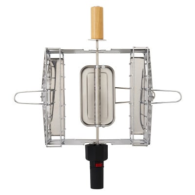 くるくるクッキングリル アウトドアで手軽に鳥の丸焼きやバウムクーヘンを作れる 81064153