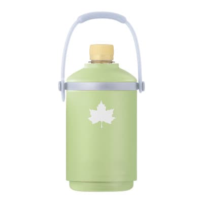 真空「温・冷」ペットボトルシリンダー(グリーン)マルチサイズ対応ペットボトルホルダー81287641