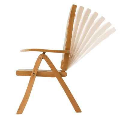 LOGOS Smart Garden ウッドリクライニングチェア キャンプのイスでも73303000