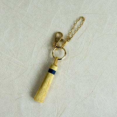 【燦彩糸】タッセルチャーム中(青)