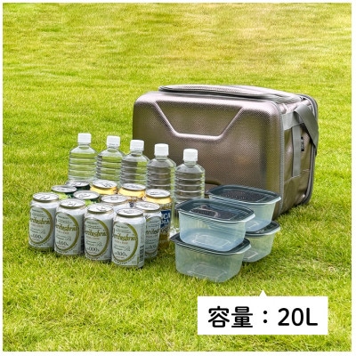 ハイパー氷点下クーラーL　ロゴスのクーラーボックス キャンプ、買い物、車、防災にも　81670080