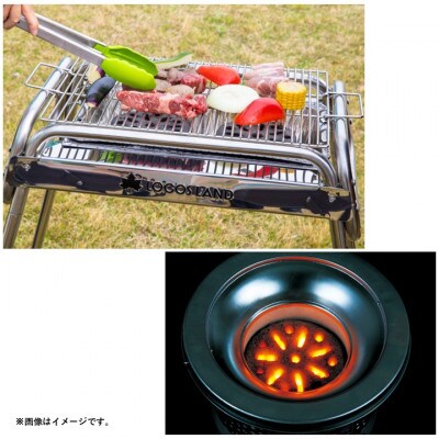 エコココロゴス・ラウンドDECO2　BBQなどアウトドアで使える炭　83100112×2個【配送不可地域：沖縄県】