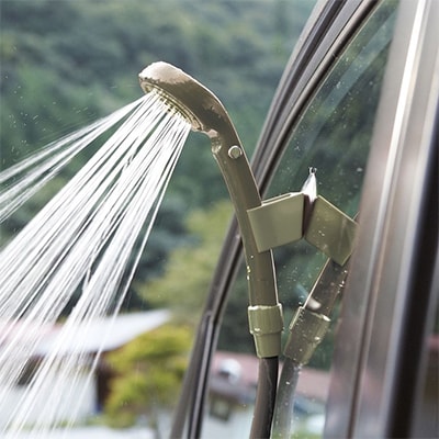 パワードシャワー(DC専用)キャンプや車中泊におすすめ、防災用品としても!　69930011