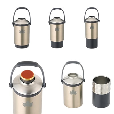 真空「温・冷」ペットボトルシリンダー アウトドアでも使えるペットボトルホルダー!　81287640