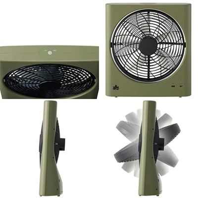 マルチ na どこでも扇風機(充電・AC・乾電池)アウトドアか活躍の冷却ファン!　81336703【配送不可地域：沖縄県】