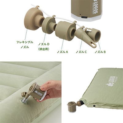 minimini電動ポンプ　テント内の掃除や火起こしなどアウトドアやキャンプで活躍　81336598【配送不可地域：沖縄県】