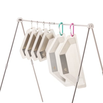 ポリゴンステン パーティープレート　キャンプやアBBQなどアウトドアで活躍します　81280050