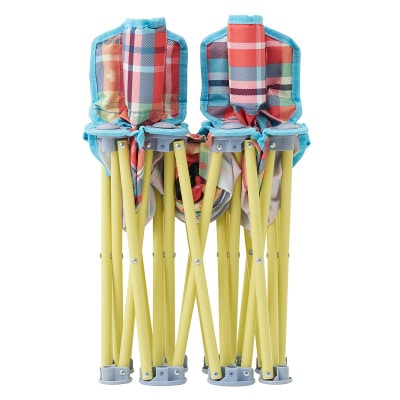 ペアチェア プラス-AI(チェッカー)家族や友達とアウトドアやキャンプで大活躍。73173097