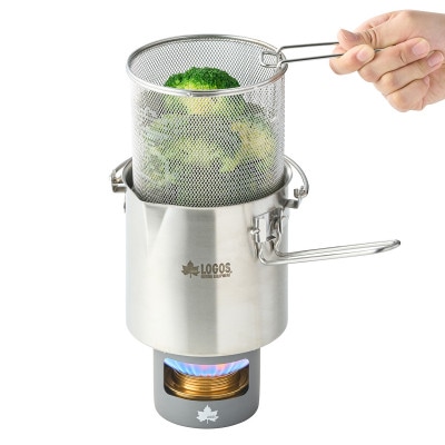 LOGOS フィールダーケトル1500 IHや直火に対応したアウトドアケトル 81210214