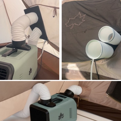 野電 エレキャン・エアコン ポータブル式でキャンプやBBQなどのアウトドアシーンに!74175100