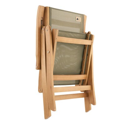 LOGOS Smart Garden ウッドリクライニングチェア キャンプのイスでも73303000