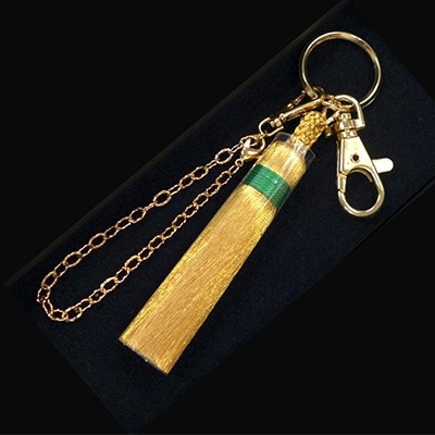 【燦彩糸】タッセルチャーム中(緑)