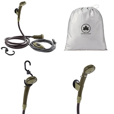 パワードシャワー(DC専用)キャンプや車中泊におすすめ、防災用品としても!　69930011