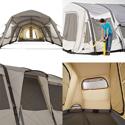 グランベーシック エアマジック リビングハウス キャンプアウトドアにはエアテント!71805532