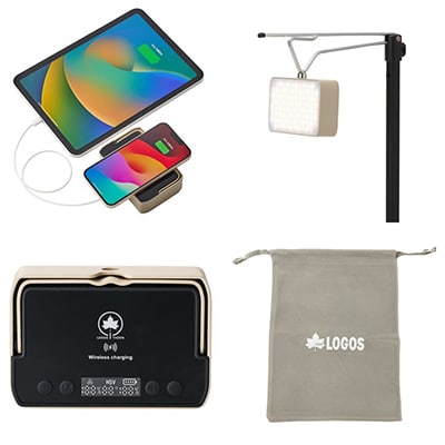 野電 パワーストックランタン1000・ボックスワイヤレス 防災やアウトドアで役立つ!74176051【配送不可地域：沖縄県】