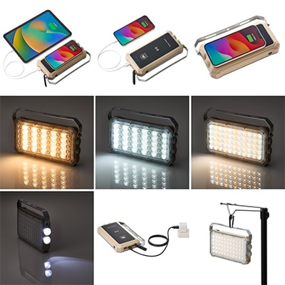 野電 パワーストックランタン2000・スマートワイヤレス 防災やアウトドアで役立つ!74176050【配送不可地域：沖縄県】