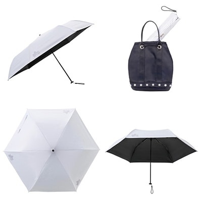 ソーラーブロック日傘・コンパクト(晴雨兼用)通勤、通学でも使えるアウトドア日傘!　81336745