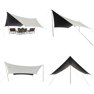 グランベーシック ソーラーヘキサタープ  XL キャンプやアウトドアで活躍!　71102002