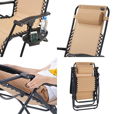 neos ファミリースムースリクライナー　サウナやアウトドアで役立つキャンプチェア!73173150