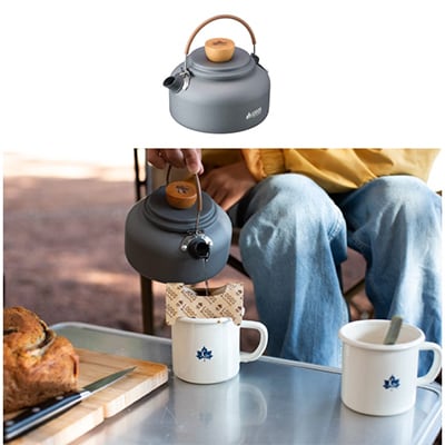 LOGOS クッカー＆ケトルセット キャンプなど、アウトドアで便利な調理器具セット　81210212