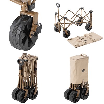 TC　丸洗い長いモノOKキャリーカート アウトドアやキャンプで大活躍のワゴン!　84720740