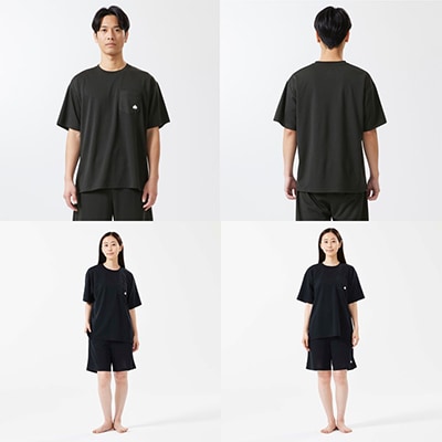 LBL　ボディリカバリーTシャツ M ブラック 就寝時におすすめリカバリーウエア!　35503713