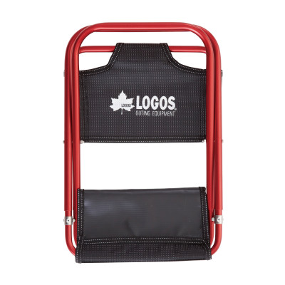 7075トレックチェア(背付・レッド)持ち運び楽々でアウトドアやキャンプで大活躍。　73160277