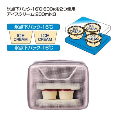 ハイパー氷点下クーラーS クーラーボックス+氷点下パックM 2個 倍速凍結保冷剤【複数個口で配送】