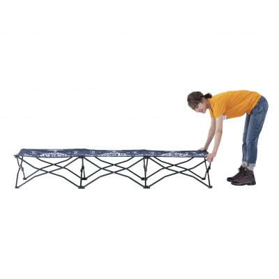 デザインコンフォートベッド(LOGOS LAND)　キャンプやアウトドアや防災にも　73173140