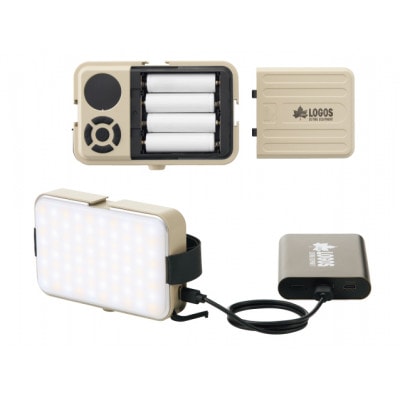 野電 バッテリーPANELライト アウトドアやキャンプに加えて電池式の為、防災にも!74176060