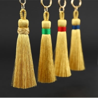 【燦彩糸】タッセルチャーム大(赤)