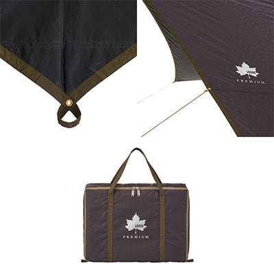 プレミアム ソーラーヘキサタープ L　アウトドアやキャンプ、BBQで紫外線をカット!71102000