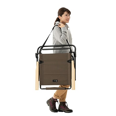 グランベーシック ハイバック囲炉裏チェア アウトドアやキャンプでゆったり座れる椅子!73172022