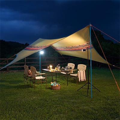 野電 パワーストックランタン1000・ボックスワイヤレス 防災やアウトドアで役立つ!74176051【配送不可地域：沖縄県】