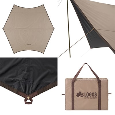 Tradcanvas ソーラーヘキサタープM キャンプやアウトドアに熱中症対策でも　71202001