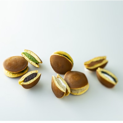 京都城陽しっとりふわふわ旅籠屋利兵衛どら焼きセット 4種類各2個　計8個入り【配送不可地域：離島】