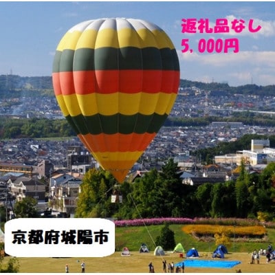 【返礼品なし】ふるさと城陽応援寄附金 5,000円