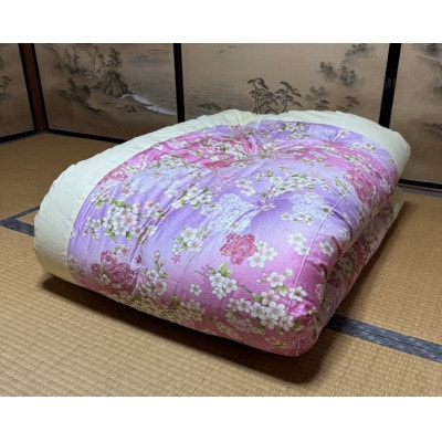 和式掛布団ピンク系