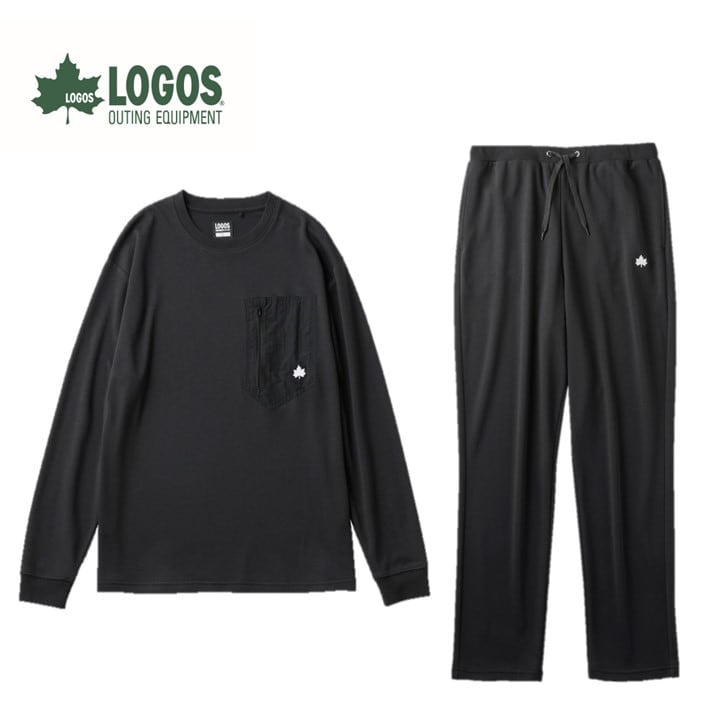 LBL リカバリーウエア 冬用上下セット　XLサイズ リカバリーパンツ+プルオーバー ブラック