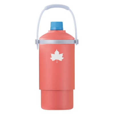 真空「温・冷」ペットボトルシリンダー(ピンク)マルチサイズ対応ペットボトルホルダー　81287642