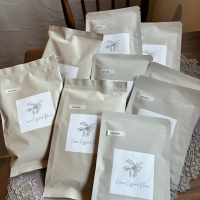 自家焙煎珈琲オススメセット　豆300g＆ドリップバッグ6個